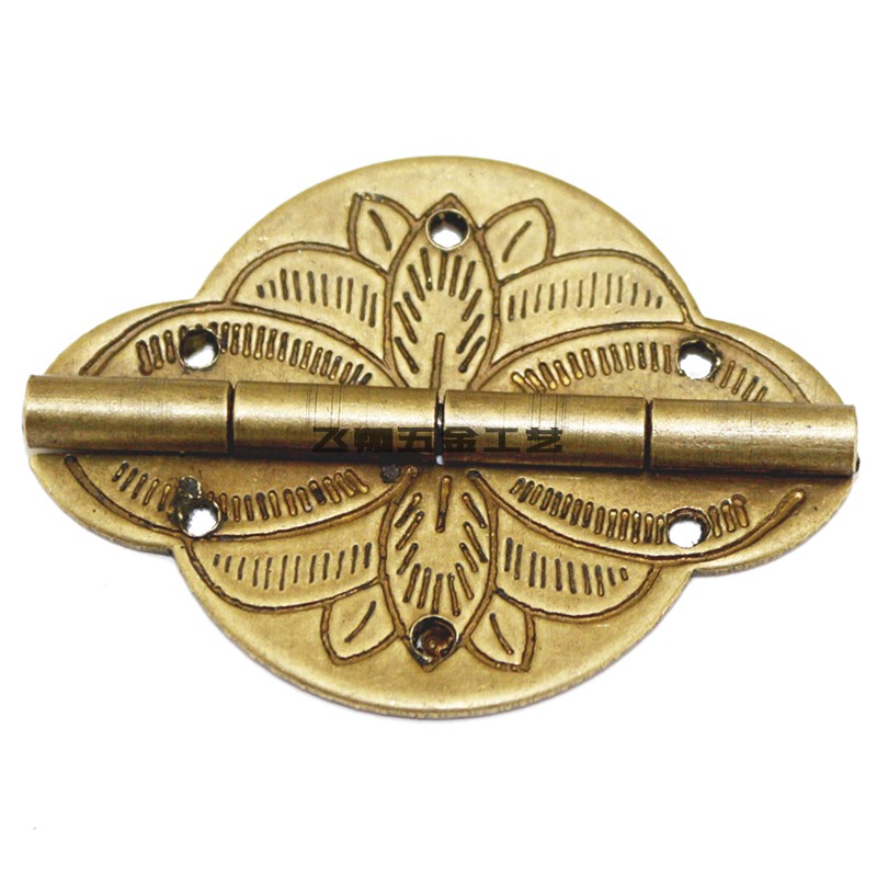 仿古小樟木箱中式 黄铜搭扣铜包角木盒铜扣铜锁