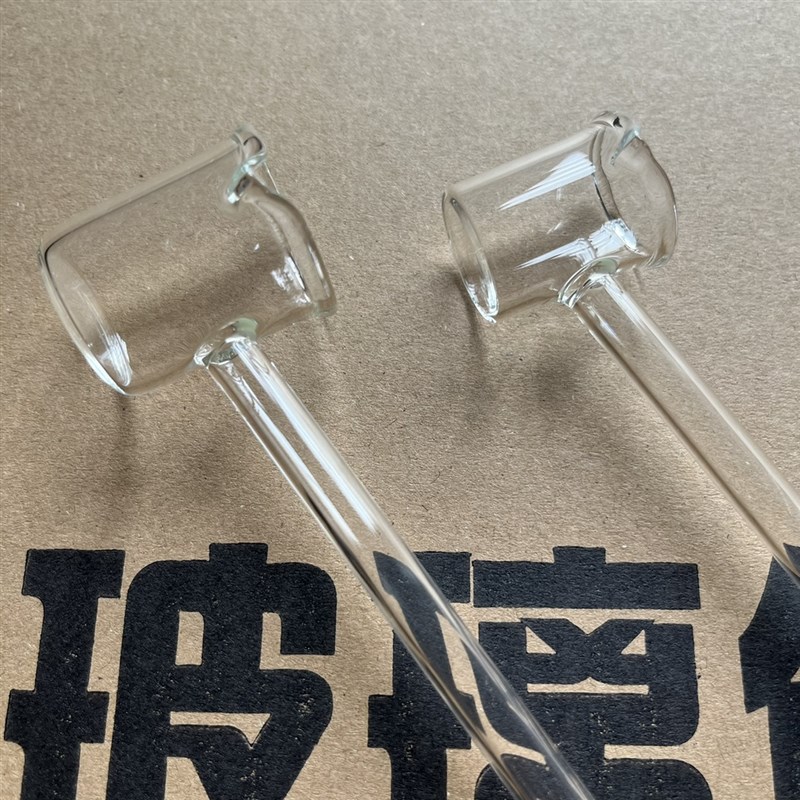 实验室玻璃酸勺5ml10mlml长柄加液烧杯漏斗取样耐高温玻璃药勺