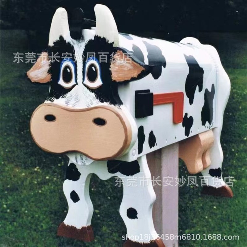 现货爆款独特马邮箱动物邮筒花园庭院装饰的创意个性化摆件户外饰