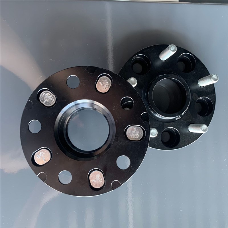 法兰盘中心车轮2*垫片适用英菲尼迪尼桑15/20/25mm带M12*1.25螺母