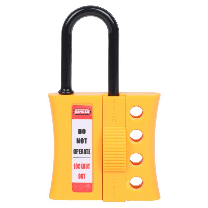 甄选QVAND全盾 绝缘搭扣锁 尼龙连排锁 4孔拓展多人同时上锁挂牌M