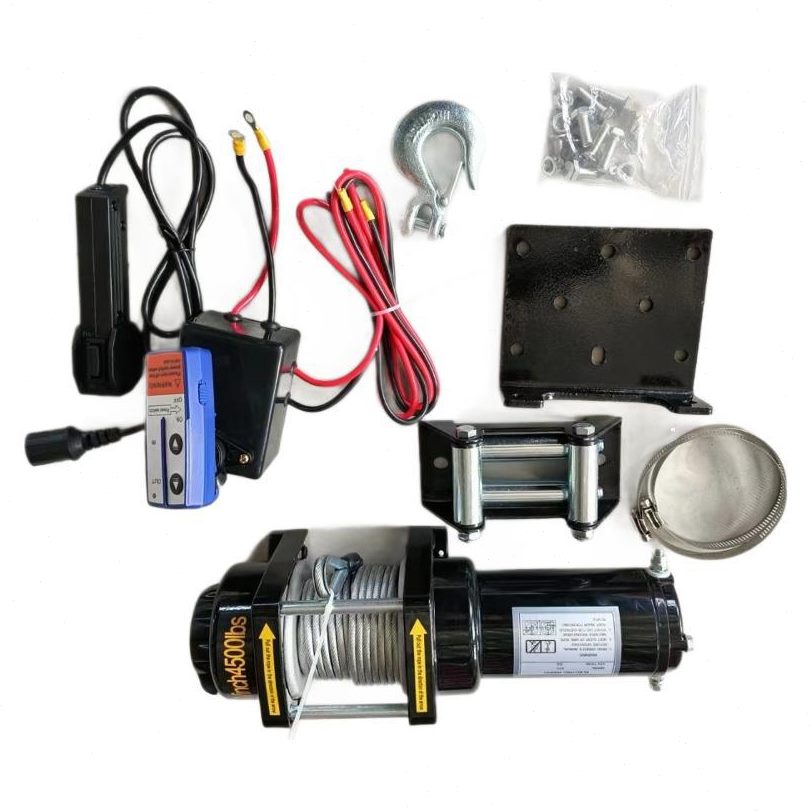 电动绞盘12V24V车载吊机汽车牵引车载卷扬机电动葫芦吊机提升机