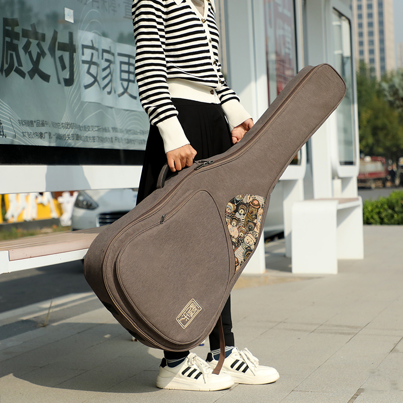 Ranloesa吉他包40/41寸加厚吉他琴包民谣木吉他琴包古典吉他琴袋