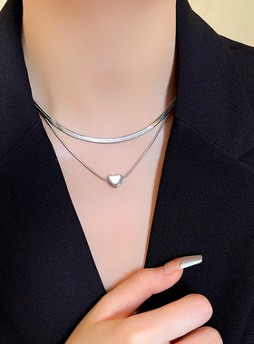 轻奢小众设计感冷淡风锁骨链项链