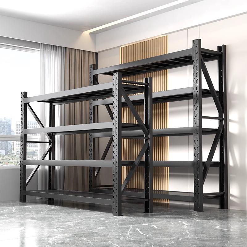 仓库货架置物架多层超市零食储物架快递货物架地下室家用重型铁架