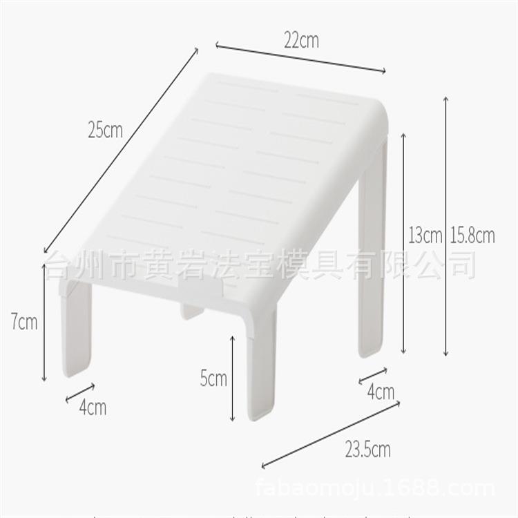 分层简易鞋架/鞋柜/鞋托/塑料鞋子家用收纳整理架注塑模具
