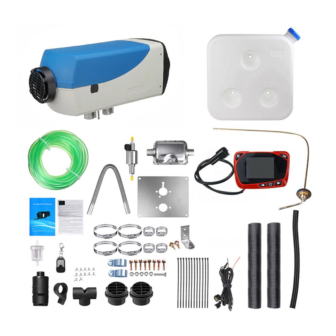 4KWLCD驻车燃油空气加热器暖风机汽车货车电动车取暖器