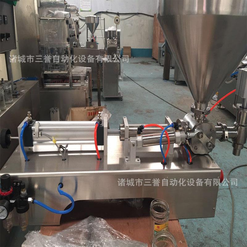 全气动单头膏体灌装机自动果酱灌装机袋装灌装机
