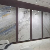 客厅岩板电视背景墙连纹大板瓷砖大理石奢石别墅背景墙