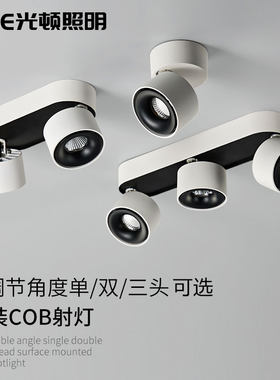 明深防眩客厅背景墙聚光灯多吸顶式