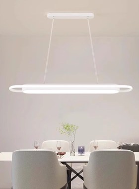 LD长条灯家用吊灯餐桌灯具条形黑白色金色吧台前台创意灯饰