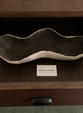 手工制作烧铜木复古工艺盆陈列饰品盘