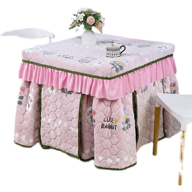 正方形烤火桌子罩冬季新款加厚暖绒电暖炉桌布麻将桌取暖被桌罩,居家布艺,微波炉罩,淘宝优惠券,粉丝福利购,淘宝优惠卷