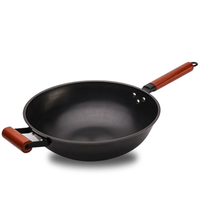 传统铁锅老式无涂层炒锅粘锅燃气灶电磁炉适用熟铁家用,厨房/烹饪用具,炒锅,淘宝优惠券,粉丝福利购,淘宝优惠卷