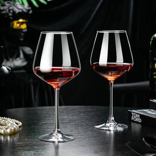 高脚家用大号创意奢华高档水晶玻璃葡萄酒醒酒器 勃艮第红酒杯套装