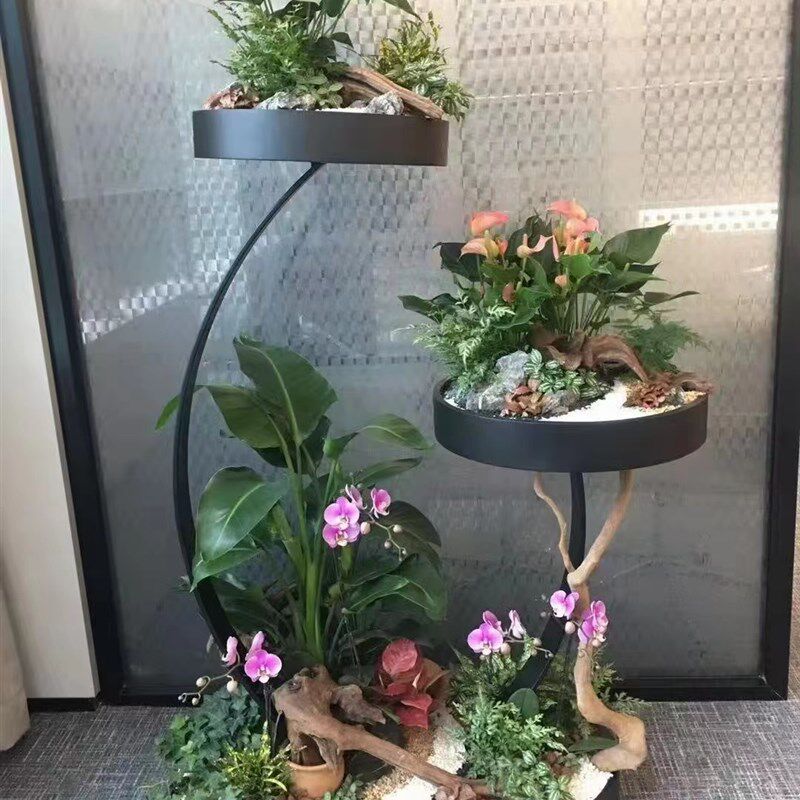 定制室内铁艺箱架售楼部商业广场槽树箱围栏钵,家居饰品,落地摆件,淘宝优惠券,粉丝福利购,淘宝优惠卷