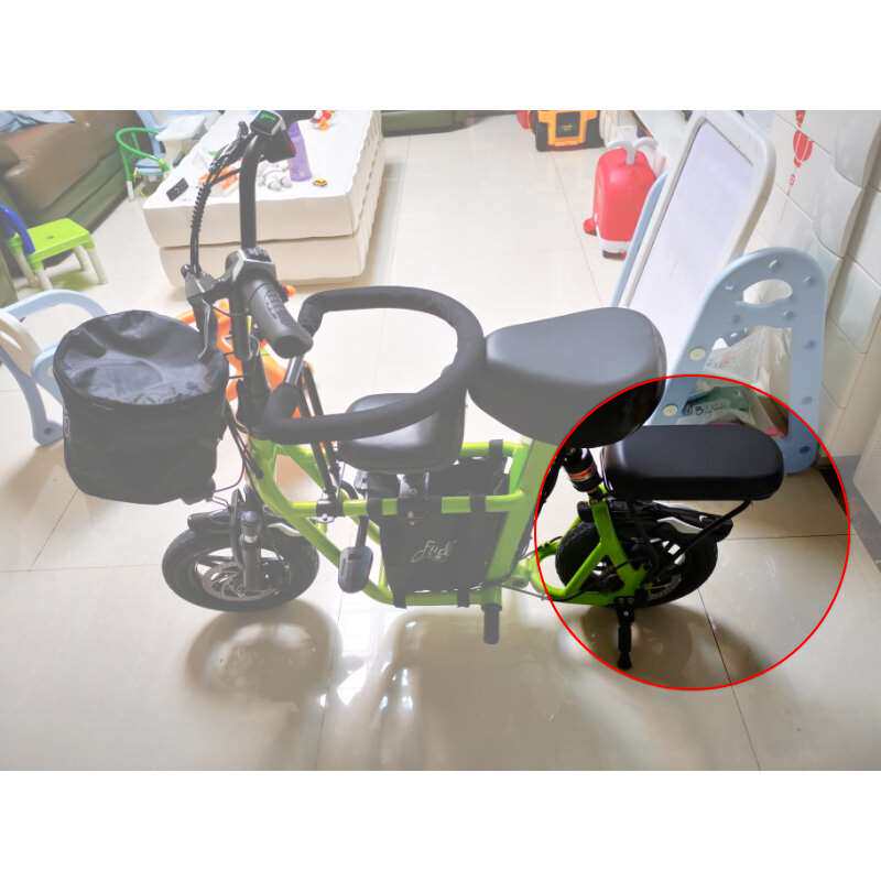 FIIDO飞道电动车Q亲子车儿童后置座椅货架宝宝座凳