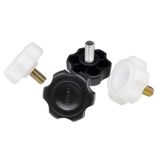 镀锌手拧螺丝梅胶头螺栓黑色胶木家具手拧星型定位手转螺钉