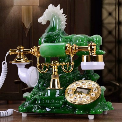 复古电话欧式仿古时尚创意家用座机办公固话马道成功电话插卡