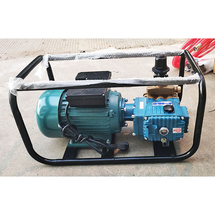 2.2KW四级铜电机海顺J25M型直连高压泵喷雾机组电动直联式打药器