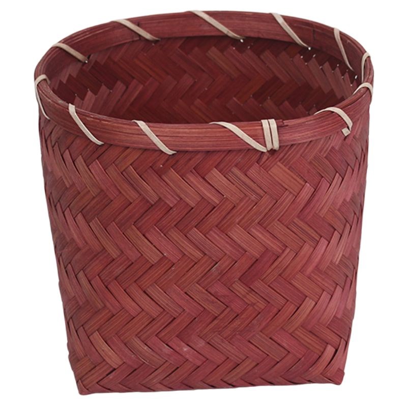 竹编手工小竹篓小竹篮筐复古茶点筐婚庆糖果篮零食干花篮民宿餐厅