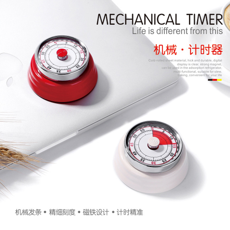 厨房机械计时器提醒器学生定时器烘培学习时间管理倒计时做题家用