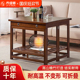 烤火桌子新款 烤火架茶几餐桌 正方形取暖桌楠竹冬季