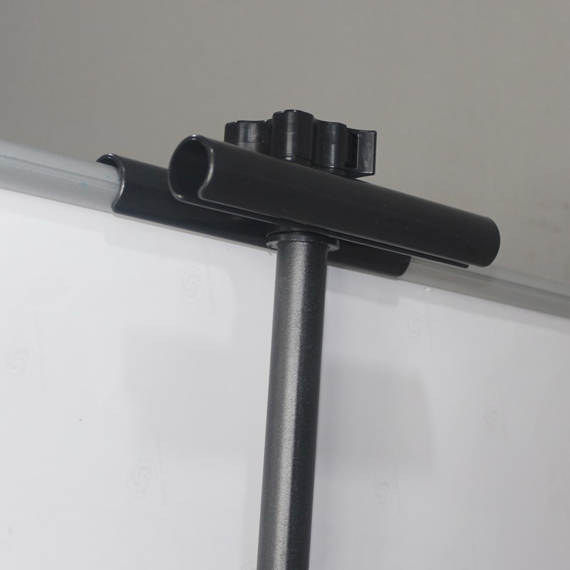 展架 海报架广告架三脚架升降三角挂画架 双面挂画架 KT板支架