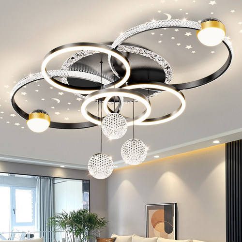 2026新款轻奢水晶客厅吸顶灯
