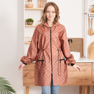 罩衣防水防油洋气围裙家用餐饮2023新款 厨房女长袖 网红夏天工作服