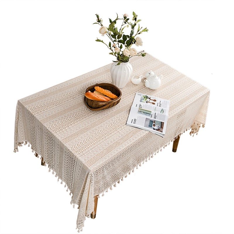 法式风级感白色蕾丝桌布茶几垫森系田园长方形餐桌甜品台布,居家布艺,桌布,淘宝优惠券,粉丝福利购,淘宝优惠卷