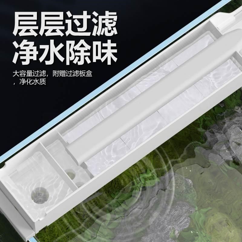 超白鱼缸客厅小型玻璃桌面生态溪流真水草造景懒人金鱼乌龟缸,家居饰品,户外/庭院摆件,淘宝优惠券,粉丝福利购,淘宝优惠卷