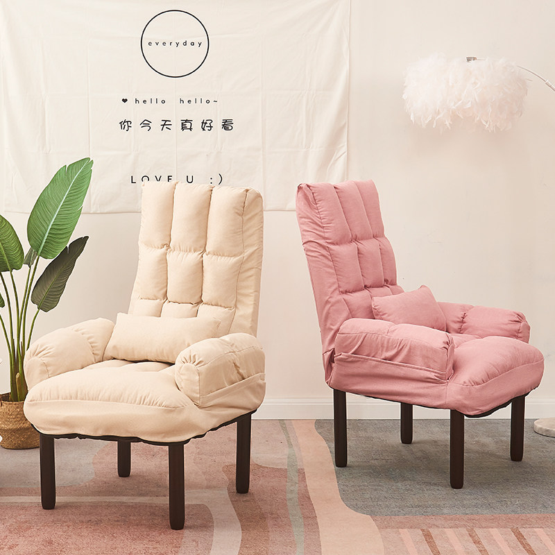 懒人沙发电脑椅单人沙发椅子摺叠躺椅布艺哺乳哺乳椅舒适填充乳胶,住宅家具,懒人沙发,淘宝优惠券,粉丝福利购,淘宝优惠卷