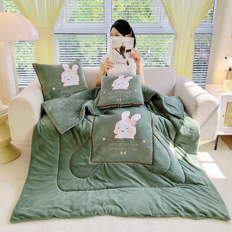 抱枕被毛毯二合一两用汽车靠垫学校办公室公司沙发午睡枕头,居家布艺,抱枕被,淘宝优惠券,粉丝福利购,淘宝优惠卷