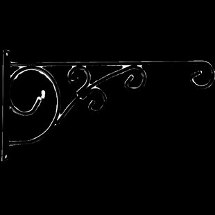 电线杆墙上不锈钢侧面灯笼挂钩支架室外固定架子吊架挂饰专用