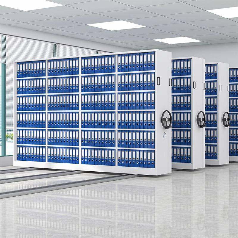 轨道式密集架手摇移动密集档案柜智能电动文件资料凭证柜子工厂,商业/办公家具,办公储物柜,淘宝优惠券,粉丝福利购,淘宝优惠卷