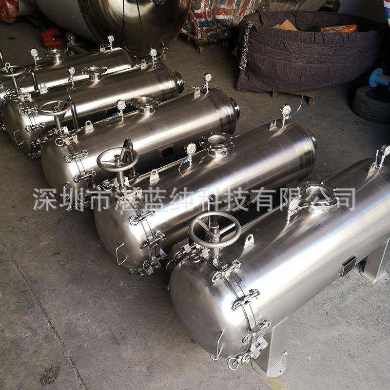 卧式不锈钢大通量精密过滤器篮网保护大通量保安过滤器厂家