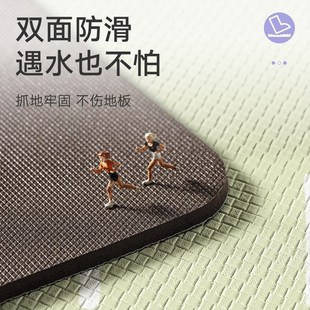 大江厨房地垫长条防水防油脚垫可擦免洗pu皮.革防滑垫子