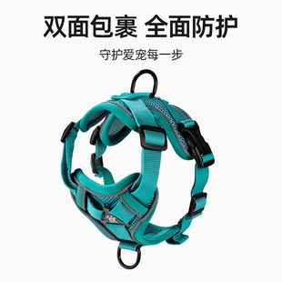 溜猫绳子胸背带可调节宠物遛猫绳 猫咪牵引绳防挣脱外出专用背心式