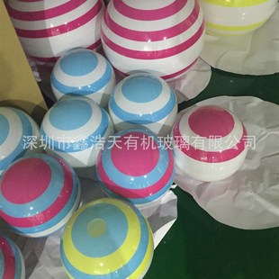 饰亚克l力带灯圆球大型亚克力圆球地球罩灯罩可图案灯 厂促定制装