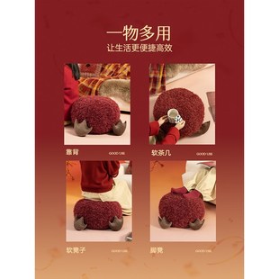 地上坐垫子懒人沙发地毯蒲 客厅坐墩新e年红色喜庆榻榻米坐垫冬季