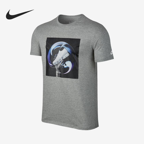 Nike/耐克官方正品夏季男子运动圆领简约透气休闲短袖AH8400-063