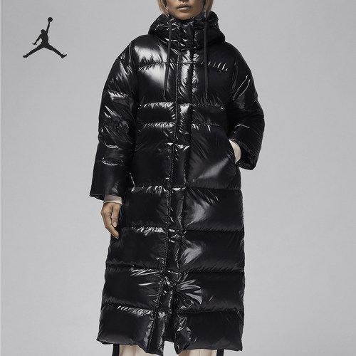 Nike/耐克官方正品JORDAN女士保暖梭织亮面时尚羽绒服FV7144-010