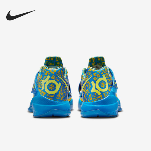 Nike/耐克官方正品KD 4男士轻便透气复古低帮篮球鞋FZ5916-400