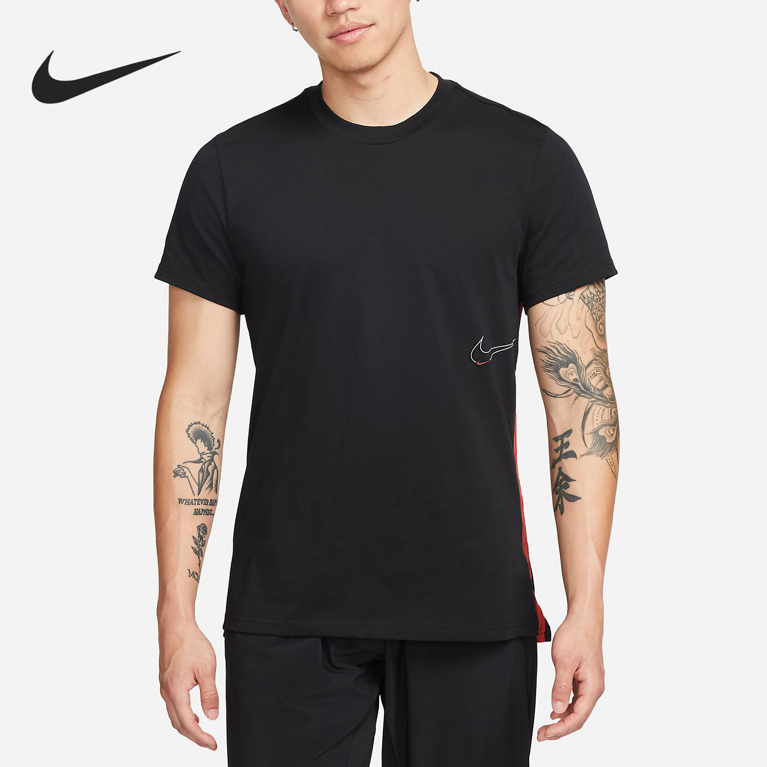 Nike/耐克官方正品夏季男子针织跑步网眼透气短袖T恤DM6669-010图片
