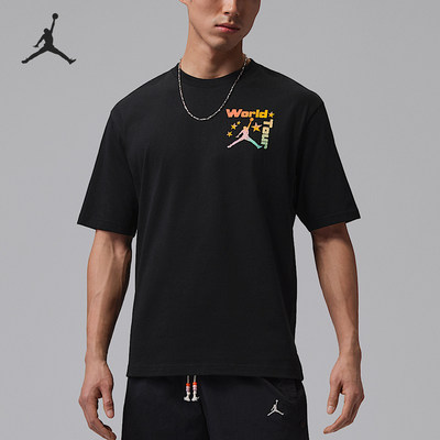 Nike/耐克官方正品JORDAN男士印花透气圆领日常运动T恤IF3156-010