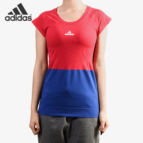 Adidas/阿迪达斯正品当季新款女子休闲网球短袖运动T恤BQ3465