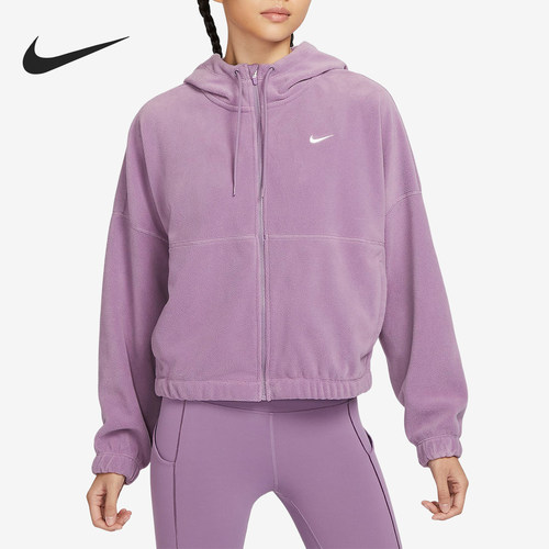 Nike/耐克官方正品Therma-FIT One女子摇粒绒保暖连帽外套FB5639