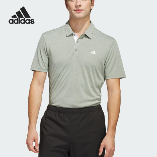 Adidas/阿迪达斯官方正品新款男士翻领高尔夫运动POLO衫JJ1698