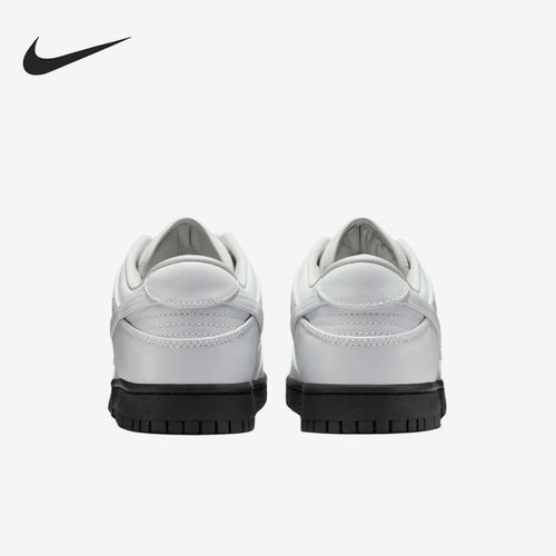 Nike/耐克官方正品DunkLow新款男女白黑色街头休闲板鞋IQ3342-100